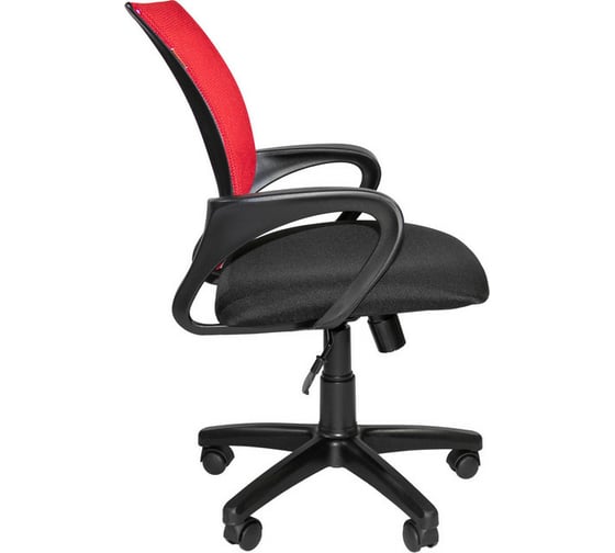 Кресло Easy Chair VTEChair-304 ткань черный TW11/сетка красный, DW69 пластик 381457