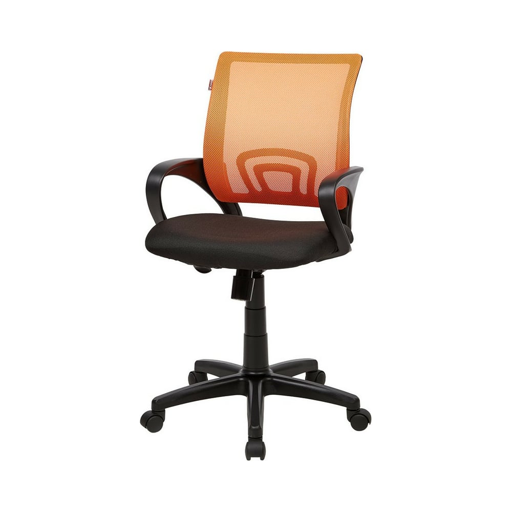 Кресло офисное easy Chair 304 черное (сетка/ткань, металл)