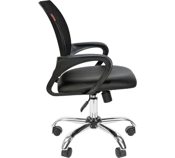 Кресло Easy Chair VTEChair-304 TPU кожзам черный/сетка черный, хром 1216342