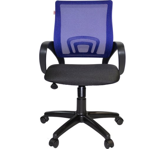 Кресло Easy Chair VTEChair-304 TC Net ткань черная/сетка синяя, пластик 329254
