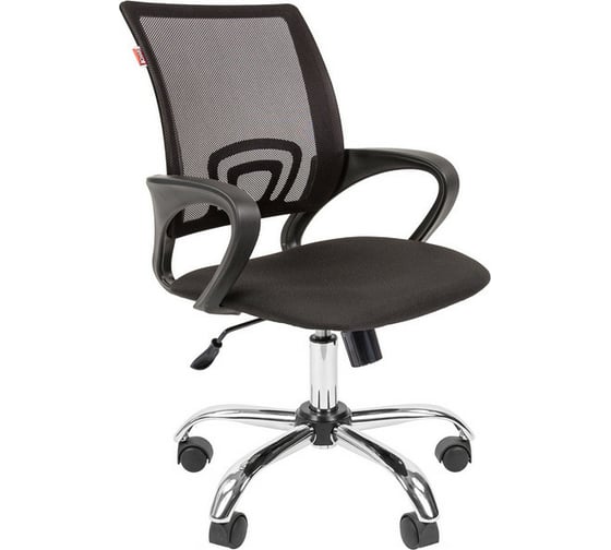 Кресло Easy Chair VTEChair-304 TC Net ткань черный/сетка черный, хром 940886