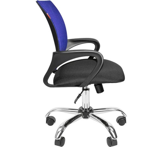 Кресло Easy Chair VTEChair-304 TC Net ткань черный/сетка синий, хром 941223