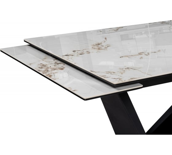 Керамический стол Woodville Бор 180/240х90x78 pandorai/черный 588044