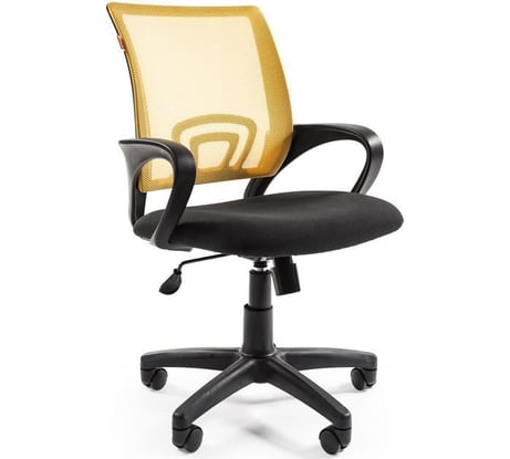 Кресло Easy Chair VTEChair-304 TC Net ткань черная/сетка желтая, пластик 737547