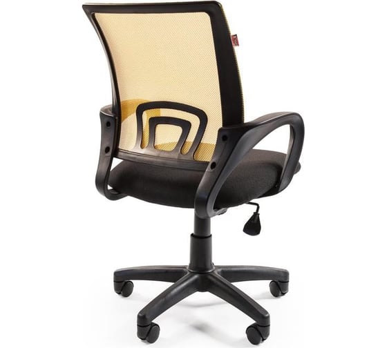 Кресло Easy Chair VTEChair-304 TC Net ткань черная/сетка желтая, пластик 737547