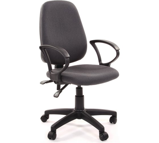 Кресло Easy Chair VTEChair-318 AL ткань серая, пластик 506144