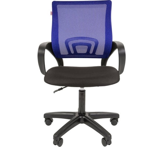 Кресло Easy Chair VTEChair-304 LT TC Net ткань черный/сетка синий, пластик 1095203