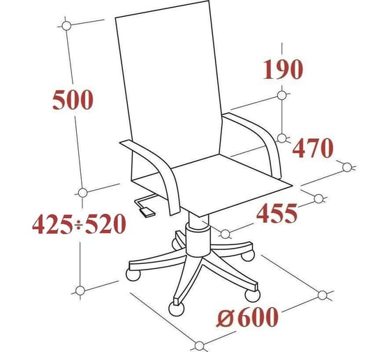 Кресло Easy Chair VTEChair-304 LT TC Net ткань черный/сетка синий, пластик 1095203