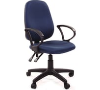 Кресло Easy Chair VTEChair-318 AL ткань синяя, пластик 506145