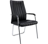 Конференц-кресло Easy Chair BNTQEchair-811 VPU кожзам черный, хром 4шт/уп 971487