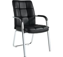 Конференц-кресло Easy Chair BNTQEchair-810 VPU кожзам черный, хром 620977