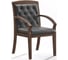 Конференц-кресло Easy Chair BNMbEchair-422 KR рециклированная кожа черная, темный орех 325295 1