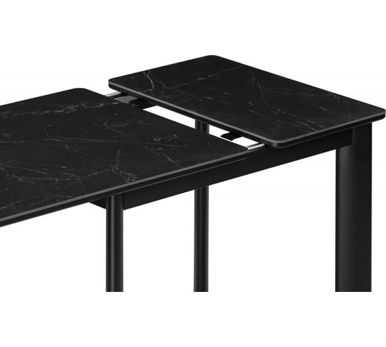 Керамический стол Woodville Кина 90/130х65x76 shakespeare black/черный 588063