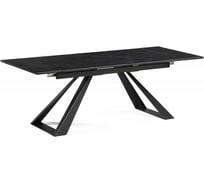 Керамический стол Woodville Геральд 160/220х90x77 черный 588059