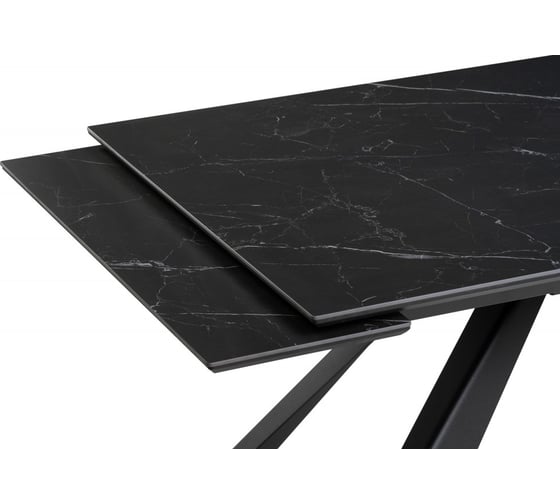 Керамический стол Woodville Геральд 160/220х90x77 черный 588059