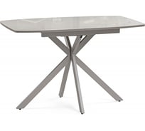 Стеклянный стол Woodville Тамаса 120/150х70x76 латте/капучино 584297