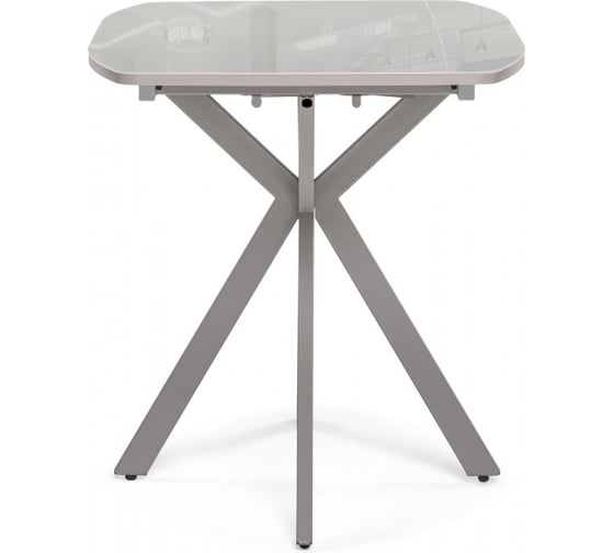 Стеклянный стол Woodville Тамаса 120/150х70x76 латте/капучино 584297