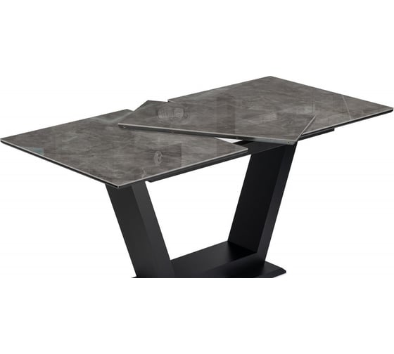 Стол на тумбе Woodville Иматра 140/180х80x76 baolai/черный 588522