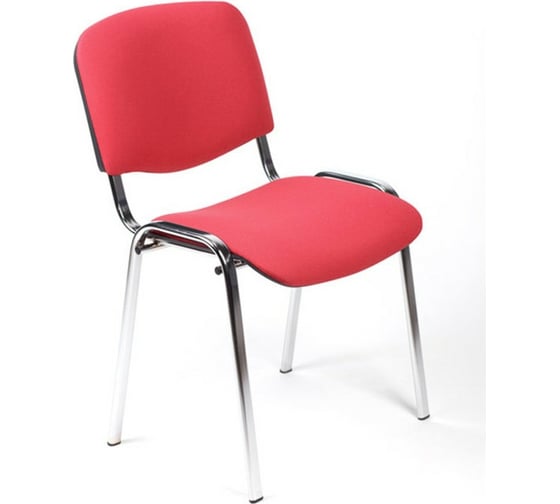 Стул Easy Chair ZPUPEChair RioИЗО хром, ткань красная 550729 1