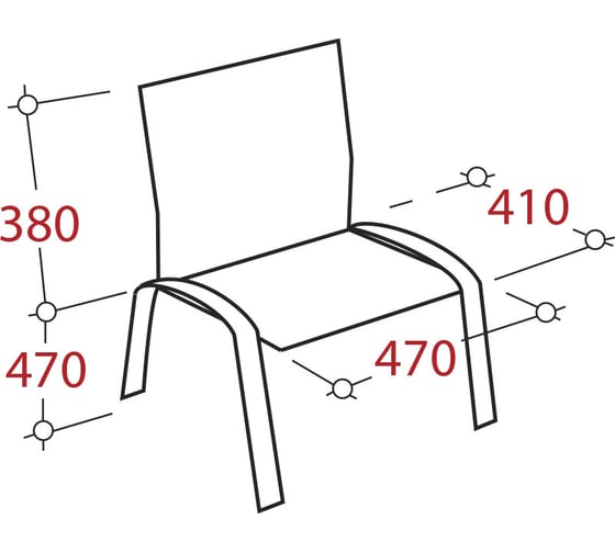 Стул Easy Chair ZPUPEChair RioИЗО чёрный, пластик серый 573677