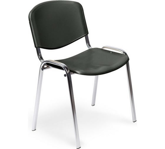 Стул Easy Chair ZPUPEChair RioИЗО хром, пластик черный 573682
