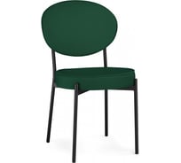 Стул на металлокаркасе Woodville Ройс зеленый/черный 584278