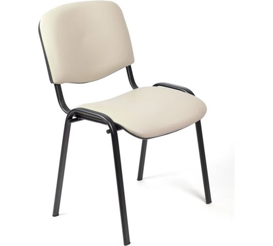 Стул Easy Chair UPEChair RioИЗО чёрный, кожзам бежевый Z21 550724 1