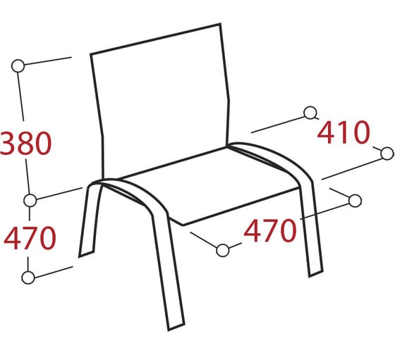 Стул Easy Chair FAEChair RioИЗО хром, ткань синяя С-6/ТК-9 9725