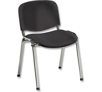 Стул Easy Chair FAEChair RioИЗО хром, ткань чёрная С-11/ТК-1 9745