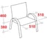 Стул Easy Chair BNTQСтул Echair-805 VP кожзам черный, хром 4шт/уп 971482 2