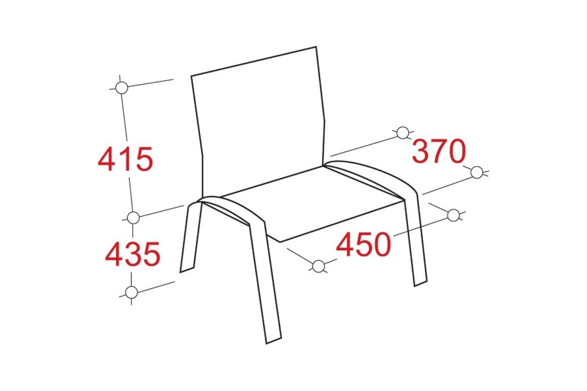 Стул офисный easy chair стандарт черный искусственная кожа металл черный