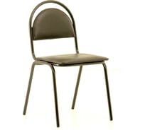 Стул Easy Chair FAСтул SEVEN Стандарт каркас черный, кожзам черный PV-1, 326771