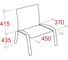 Стул Easy Chair FAСтул SEVEN Стандарт каркас черный, кожзам черный PV-1, 326771 2