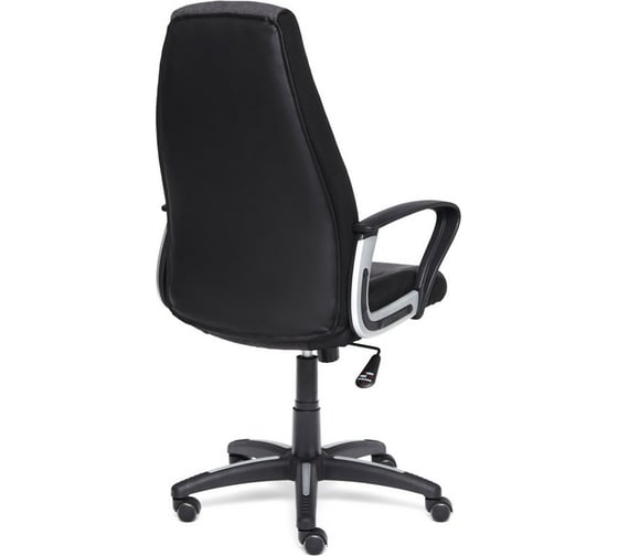 Кресло Easy Chair UTEchair IMPREZA кожзам/ткань,черный/серый/металлик 36-6/F68/С36 1082933