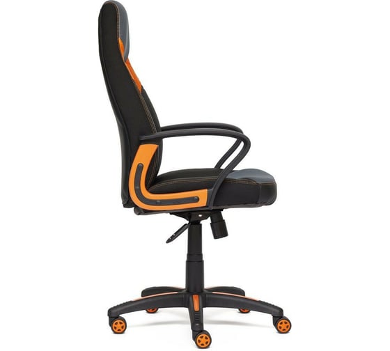 Игровое кресло Easy Chair UTEchair Кресло IMPREZA кожзам, ткань, черный/серый/оранжевый 36-6/12/14-43 813702