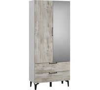 Универсальный шкаф Арника Чикаго ЧШ-30 дуб юкон/белый 00-00027101