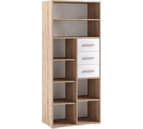 Книжный стеллаж Арника Бланка корпус дуб сонома 00-00023492