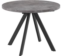 Стол МАМАДОМА Рондо М D100, Дымчатая керамика/черный 101980