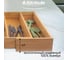 Лоток для столовых приборов Attribute BAMBOO TOUCH раздвижной 345-510x445x65 мм AGB502 11