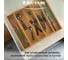 Лоток для столовых приборов Attribute BAMBOO TOUCH раздвижной 345-510x445x65 мм AGB502 12