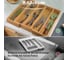 Лоток для столовых приборов Attribute BAMBOO TOUCH раздвижной 345-510x445x65 мм AGB502 13