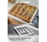 Лоток для столовых приборов Attribute BAMBOO TOUCH раздвижной 345-510x445x65 мм AGB502 17