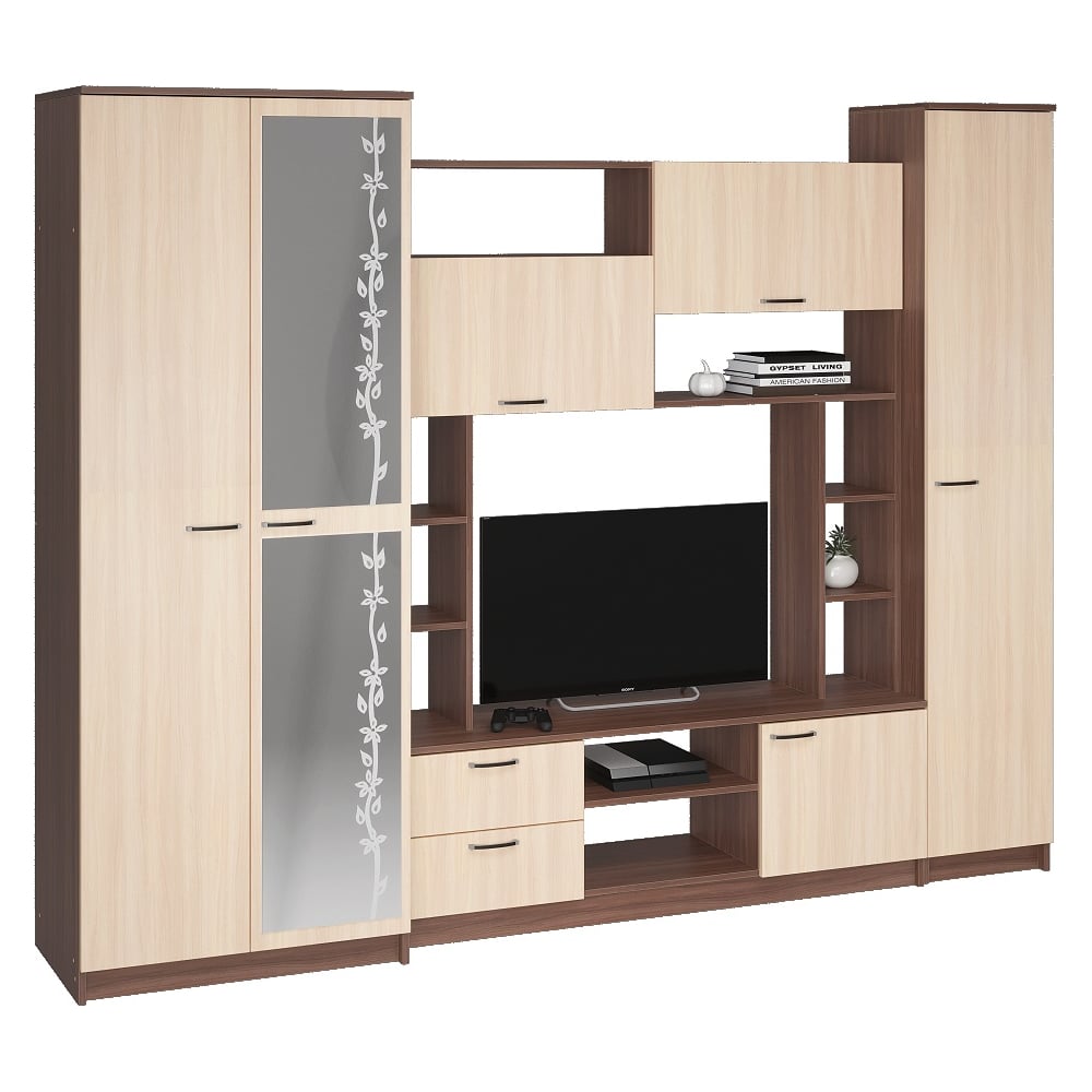 Гостиная Арника Марта-11 ясень шимо темный/ясень шимо светлый 00 ...