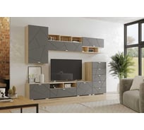 Гостиная в современном стиле Арника Скайлайн графит Н000334