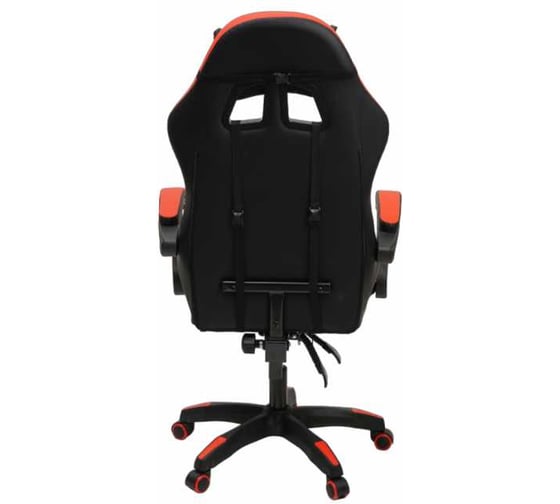 Кресло KINGQUEEN 892-1 цвет черный/красный с массажем 892-1-black-red-mass