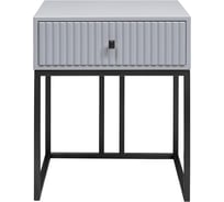 Тумба GreenWeen VERONA, черная, МДФ Pearl Grey, 530x450x620 GW-NS530-VERONA-B-MDF-PEARLGR