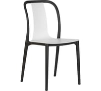 Стул обеденный DOBRIN ADAM (цвет сиденья белый, цвет основания черный) LMZL-PP669_B-_P-W-02