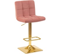 Стул барный DOBRIN GOLDIE (цвет сиденья пудрово-розовый (MJ9-32), цвет основания золото) LM-5016_G-M_V-MJ9-32