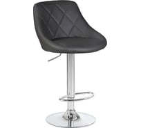 Стул барный DOBRIN LOGAN (цвет сиденья серый, цвет основания хром) LM-5007_CH-M_EL-188-55