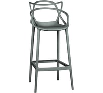 Стул барный DOBRIN MASTERS BAR (цвет сиденья тёмно-серый (GR-04)) LMZL-PP601C_P-GR-04